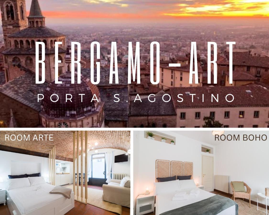 Bergamo Art - Porta Agostino Appartement Buitenkant foto